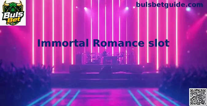 Imagem em largura total da interface de Immortal Romance slot