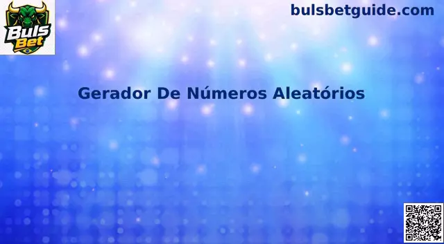 Ilustração sobre Gerador De Números Aleatórios, RNG e jogos online da Buls Bet