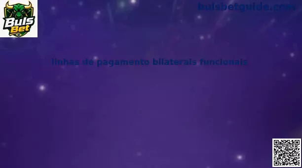 Linhas de pagamento bilaterais funcionais em slots