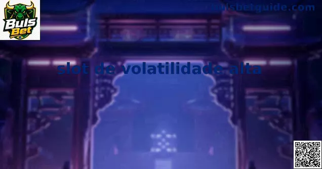 Slot de volatilidade alta